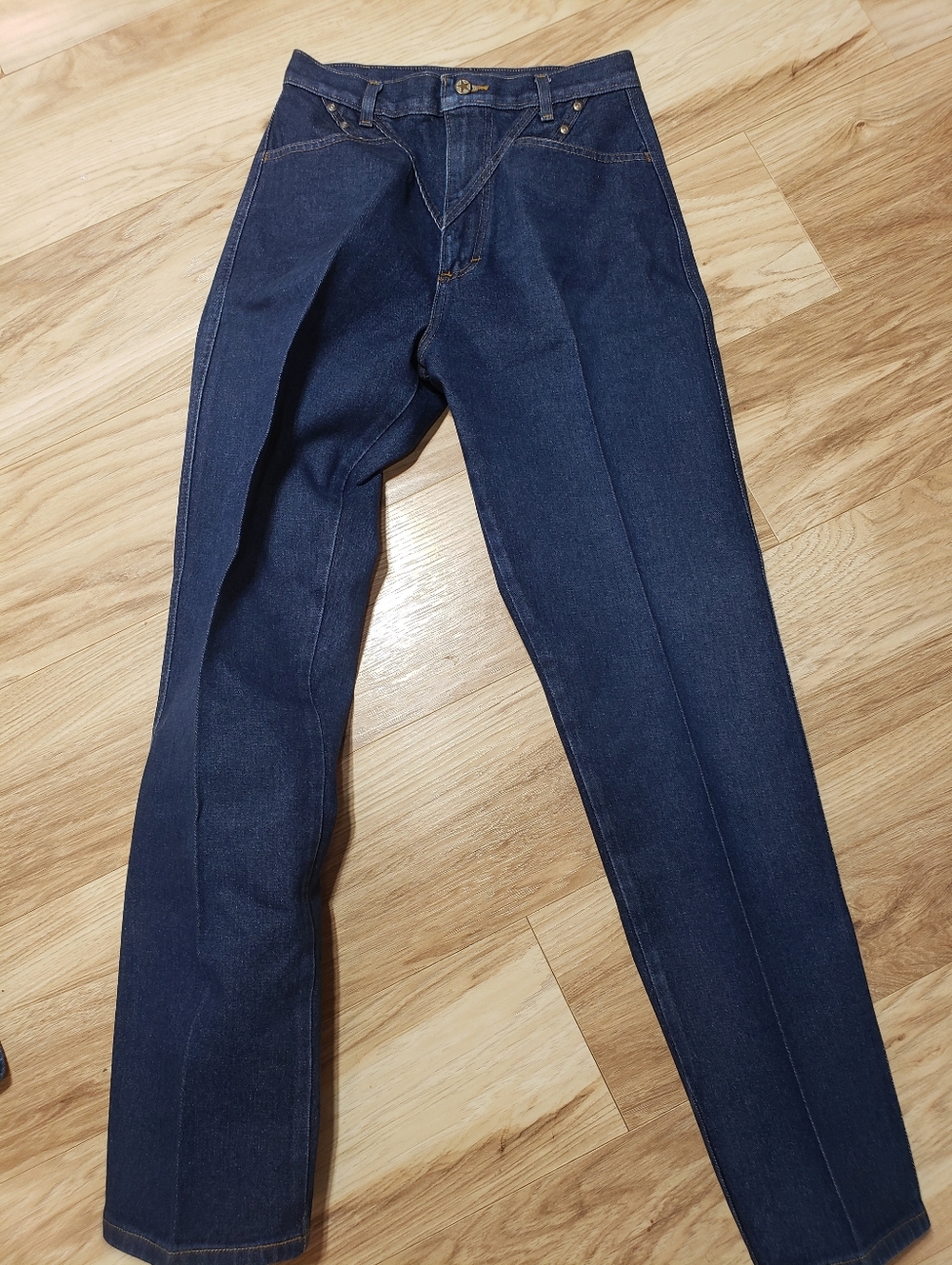 Ozark Mountain Women Size 28 Starched Press New Condition Jeans Cowgirl Western